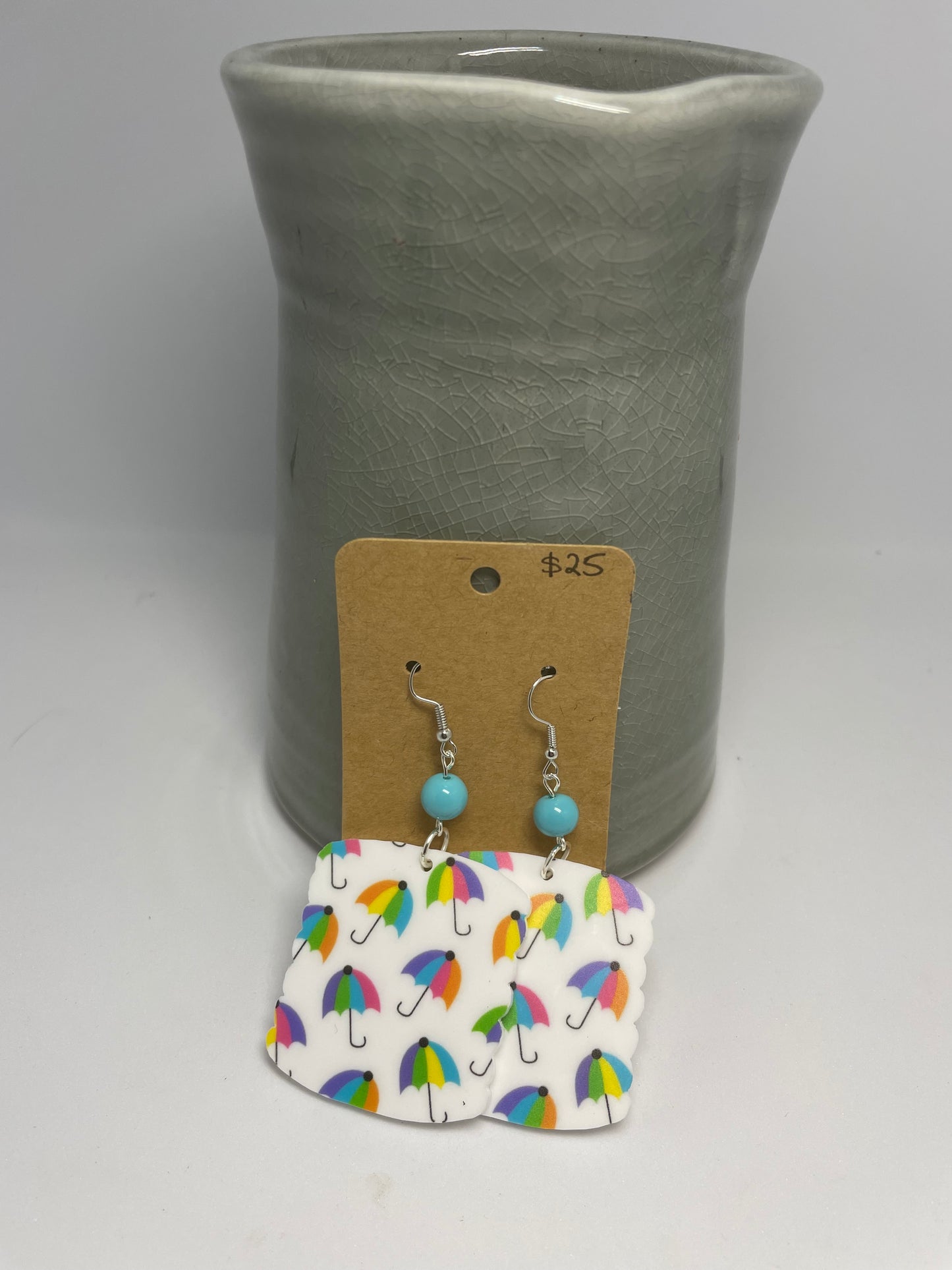 Rainwater tank acrylic earrings