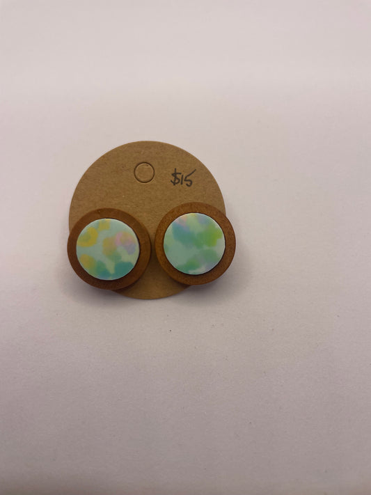 Wooden framed acrylic studs